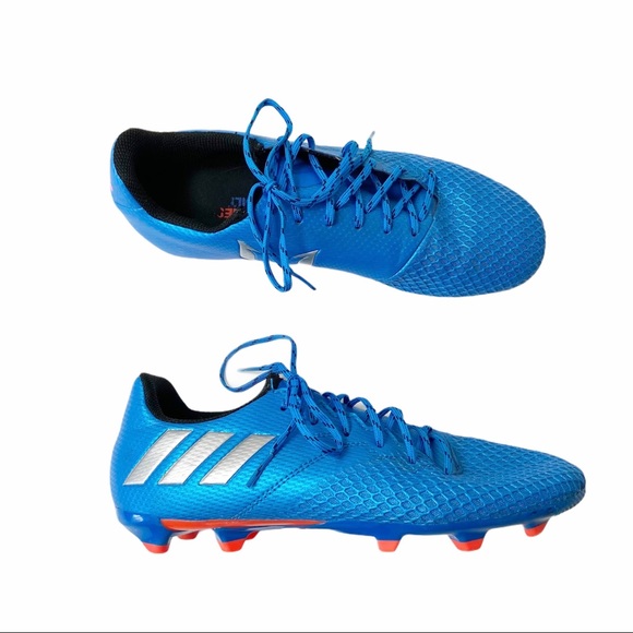 Adidas Blue Messi Soccer Cleats - Picture 1 of 8